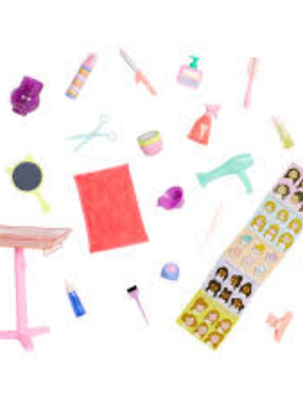 NIB Glitter Girls Style Surprise Playset-a 22- to 23-piece hair salon accessory